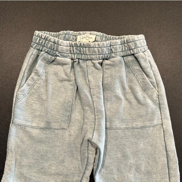 Jessica Simpson Toddler 3T Two-Piece Acid Wash Sweat Set – Light Blue/Gray - Picture 8 of 9